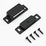 Heavy Duty Magnetic Catch – 6kg Hold – Brass, Chrome, Black, or Antique Bronze Cabinet & Cupboard Door Latch