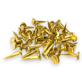 Gold Upholstery Tacks 10mm 13mm 15mm 20mm 25mm – Carpet & Furniture Fixing Pins for Fabric, Wood & Upholstery