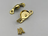 Fitch Fastener – Diecast Window Lock – Bright Zinc Plated & Electro Brass Plated – Secure Sash Window Catch