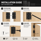 Butt Hinges – Heavy Duty Door and Cabinet Hinges (75mm and 100mm)