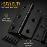 Butt Hinges – Heavy Duty Door and Cabinet Hinges (75mm and 100mm)