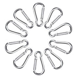 Snap Hooks – Bright Zinc Plated – Sizes M4, M5, M6, M8, M10 – Heavy Duty Carabiner Style Clips for Chains, Ropes & DIY