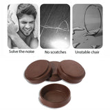 Rubber Castor Cups – Soft Non-Slip Floor Protectors for Hard Floors – Small 50mm & Large 63mm