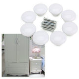 Ceramic Cabinet Knob 38mm White  – Round Door & Drawer Knob with Fixing Screw for Cupboards, Wardrobes & Furniture