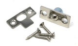Bales Catch – 16mm & 19mm – Electro Brass (EB) or Nickel Plated (NP) Cabinet & Box Door Catch Latch