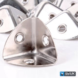 22mm Case Corners – Nickel Plated (NP) – Pack of 4 Decorative Metal Trunk, Box & Furniture Edge Protectors