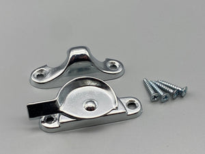 Fitch Fastener – Diecast Window Lock – Bright Zinc Plated & Electro Brass Plated – Secure Sash Window Catch