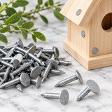 Clout Nails - Heavy Duty - for Wood & Roofing – Galvanised Steel – 13mm, 15mm, 20mm, 25mm – Pack for Joinery, Upholstery & Carpentry