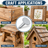 Clout Nails - Heavy Duty - for Wood & Roofing – Galvanised Steel – 13mm, 15mm, 20mm, 25mm – Pack for Joinery, Upholstery & Carpentry