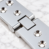 Counter Top Hinge – Drop Leaf Table and Bar Flap Support Hinge ( 100mm x 32mm x 38mm) - Heavy-Duty Chrome