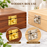 Cupboard Box Catch – EB & NP Finish Latch for Cabinet, Chest, Trunk, Drawer & Storage Box
