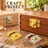 Cupboard Box Catch – EB & NP Finish Latch for Cabinet, Chest, Trunk, Drawer & Storage Box