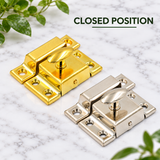 Cupboard Box Catch – EB & NP Finish Latch for Cabinet, Chest, Trunk, Drawer & Storage Box