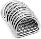 Curtain D-Rings – Brass Plated or Nickel Plated – 19mm, 25mm, 32mm Curtain Pole Rings for Drapes & Curtains