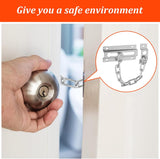 Contract Steel Door Chain 96mm – Electro Brass (EB) or Chrome Plated (CP) – Security Door Chain for Wooden Internal & External Doors