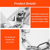 Contract Steel Door Chain 96mm – Electro Brass (EB) or Chrome Plated (CP) – Security Door Chain for Wooden Internal & External Doors
