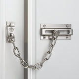 Contract Steel Door Chain 96mm – Electro Brass (EB) or Chrome Plated (CP) – Security Door Chain for Wooden Internal & External Doors