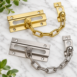 Contract Steel Door Chain 96mm – Electro Brass (EB) or Chrome Plated (CP) – Security Door Chain for Wooden Internal & External Doors