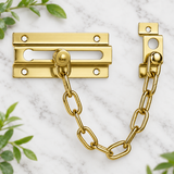 Contract Steel Door Chain 96mm – Electro Brass (EB) or Chrome Plated (CP) – Security Door Chain for Wooden Internal & External Doors