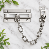 Contract Steel Door Chain 96mm – Electro Brass (EB) or Chrome Plated (CP) – Security Door Chain for Wooden Internal & External Doors