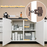 Double Roller Catch – Chrome, Brass, or Bronze Finish – Cabinet, Cupboard & Wardrobe Door Latch with Strike Plate