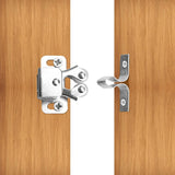 Double Roller Catch – Chrome, Brass, or Bronze Finish – Cabinet, Cupboard & Wardrobe Door Latch with Strike Plate