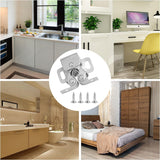 Double Roller Catch – Chrome, Brass, or Bronze Finish – Cabinet, Cupboard & Wardrobe Door Latch with Strike Plate