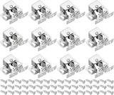 Double Roller Catch – Chrome, Brass, or Bronze Finish – Cabinet, Cupboard & Wardrobe Door Latch with Strike Plate