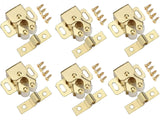 Double Roller Catch – Chrome, Brass, or Bronze Finish – Cabinet, Cupboard & Wardrobe Door Latch with Strike Plate