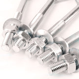 Heavy Duty BZP Eye Bolts – Bright Zinc Plated Steel – Sizes M6, M8, M10 (100mm–250mm)