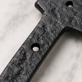 Decorative Dummy Hinges – Black Wrought Iron Fake Hinges for Doors, Gates, and Shutters