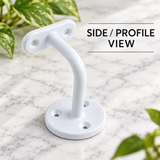 Handrail Bracket 63mm Heavy Duty   – Stair Bannister Support for Wooden or Metal Rail – Heavy Duty Zinc, White, Grey, Black Finish