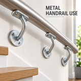 Handrail Bracket 63mm Heavy Duty   – Stair Bannister Support for Wooden or Metal Rail – Heavy Duty Zinc, White, Grey, Black Finish