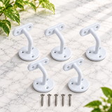 Handrail Bracket 63mm Heavy Duty   – Stair Bannister Support for Wooden or Metal Rail – Heavy Duty Zinc, White, Grey, Black Finish