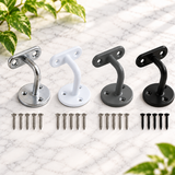 Handrail Bracket 63mm Heavy Duty   – Stair Bannister Support for Wooden or Metal Rail – Heavy Duty Zinc, White, Grey, Black Finish