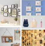 10 x 40mm Plastic Large Hard Wall Picture Hooks - White | Frame, Mirror, Photo Hanging - Sisi UK Ltd