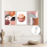 10 x 40mm Plastic Large Hard Wall Picture Hooks - White | Frame, Mirror, Photo Hanging