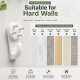 Heavy-Duty Hard wall Picture Hooks – No Drilling Required Mini/Small/Medium/Large
