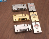 Indicator Bolt – Brass, Polished Chrome & Satin Chrome Privacy Door Lock for Bathroom, Toilet, Cubicle & Changing Room