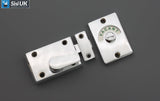Indicator Bolt – Brass, Polished Chrome & Satin Chrome Privacy Door Lock for Bathroom, Toilet, Cubicle & Changing Room