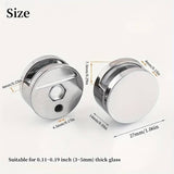 Mirror Hanging Fixing Kit (4)– Full Wall Clips for Frameless Glass Mirrors | Secure Mounting Brackets