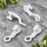Lever Lock Curtain Track Brackets & NOVA DELUXE Curtain Gliders – 5 Brackets + 20 Runners