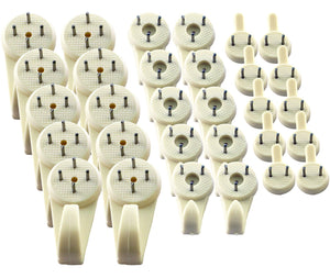 Heavy-Duty Hardwall Picture Hooks – No Drilling Required Mixed Pack