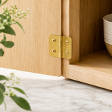 Brass Plated Flap Hinges – Compact Cabinet & Box Hinges for Furniture, Cupboards, Small Boxes & Joinery – 20mm x 10mm or 25mm x 19mm