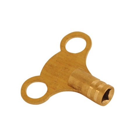 Radiator Bleed Key – Universal Brass Valve Key for Bleeding Radiators & Air Release