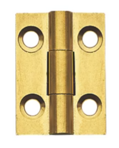 Solid Brass Butt Hinges – Available in 25mm, 38mm, 50mm, 63mm, 75mm