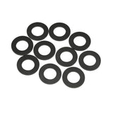 Shower Hose Washers 1/2 Inch – Black Rubber Gaskets for Shower Head & Hose Fittings – Tap Connector Seals