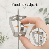 Adjustable Smartspring Hook for Picture & Art Hanging – Cable Mounting Hook for Compatible Gallery Wall Track & Display Systems