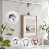 Adjustable Smartspring Hook for Picture & Art Hanging – Cable Mounting Hook for Compatible Gallery Wall Track & Display Systems
