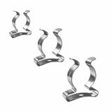 Tool Spring Terry Clips – Bright Zinc Plated Heavy Duty Handle Holder for Tools, Brooms, Mops & Garden Equipment